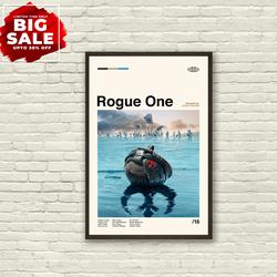 Rogue One - Star Wars Poster - Movie Poster - Vintage Poster Meaningful Gift For Family Gift For Boyfriend Valentine Gift Birthday Gift Holiday Gift
