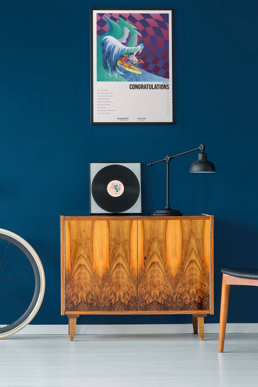 Mgmt - Congratulations | Album Cover Poster Meaningful Gift For Family Gift For Boyfriend Valentine Gift Birthday Gift Holiday Gift