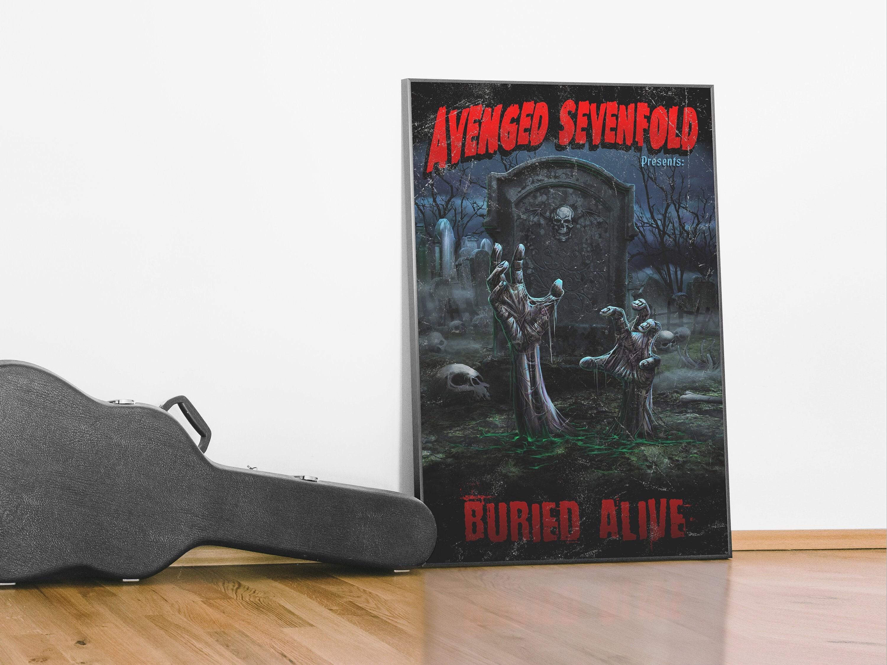 Avenged Sevenfold Poster | Buried Alive Poster | A7X Poster | Music Poster Meaningful Gift For Family Gift For Boyfriend Valentine Gift Birthday Gift Holiday Gift