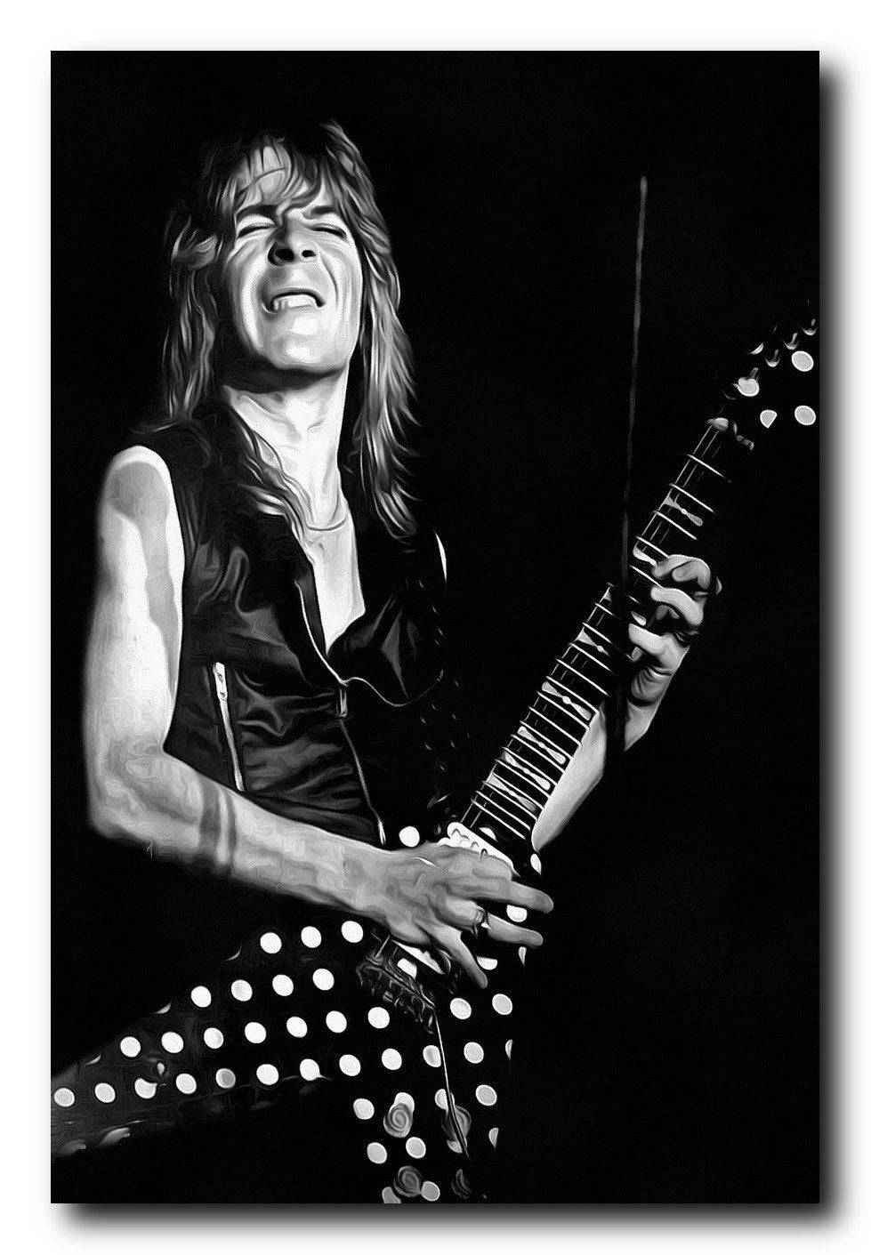 Randy Rhoads Art Real Poster Meaningful Gift For Family Gift For Boyfriend Valentine Gift Birthday Gift Holiday Gift