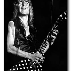 Randy Rhoads Art Real Poster Meaningful Gift For Family Gift For Boyfriend Valentine Gift Birthday Gift Holiday Gift