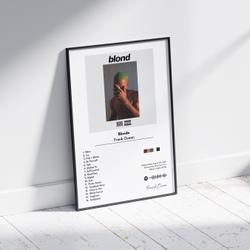 Frank Ocean Poster | Frank Ocean Blonde Poster Meaningful Gift For Family Gift For Boyfriend Valentine Gift Birthday Gift Holiday Gift