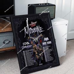 Mudvayne Set 2023 Tour Poster Meaningful Gift For Family Gift For Boyfriend Valentine Gift Birthday Gift Holiday Gift