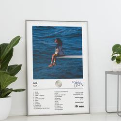 SZA Poster  - SOS Album Cover Poster Print - SZA Poster Print - Wall Art Home Decor Music Gift Meaningful Gift For Family Gift For Boyfriend Valentine Gift Birthday Gift Holiday Gift