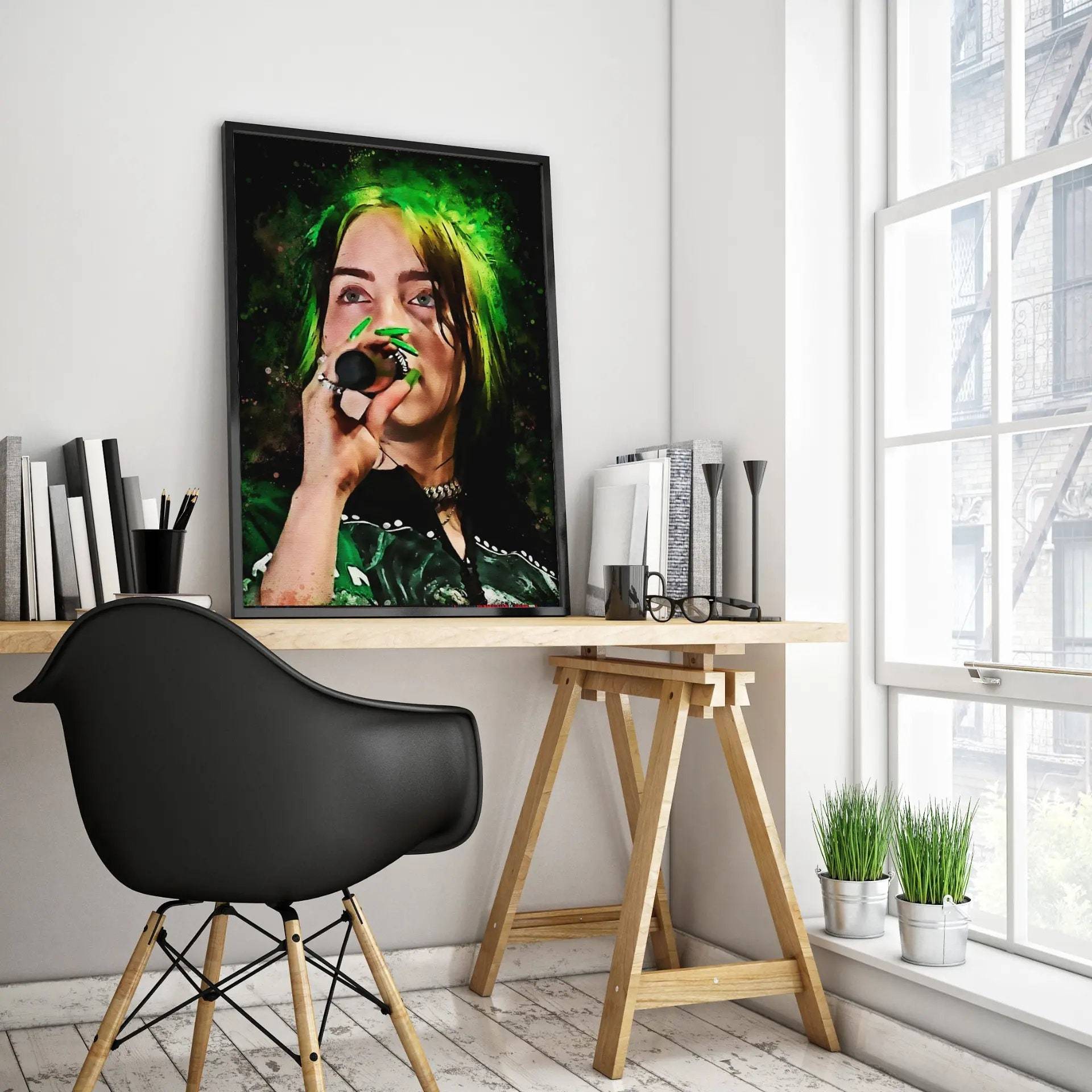 BILLIE EILISH Premium Matte Vertical Poster Meaningful Gift For Family Gift For Boyfriend Valentine Gift Birthday Gift Holiday Gift