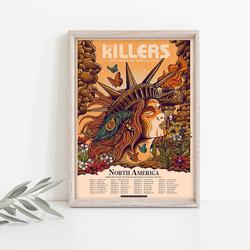The Killers Band Imploding The Mirage Tour 2022 Poster Meaningful Gift For Family Gift For Boyfriend Valentine Gift Birthday Gift Holiday Gift
