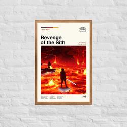 Revenge of the Sith - Star Wars Vintage Poster Meaningful Gift For Family Gift For Boyfriend Valentine Gift Birthday Gift Holiday Gift