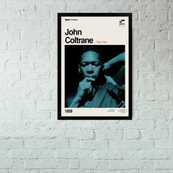JOHN COLTRANE - Blue Train - Music Album Poster - Music Poster - Minimalist Art - Vintage Poster - Print Art Poster - Wall Art - Wall Decor