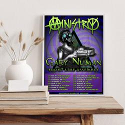 Ministry Tour 2023 Poster Vintage Concert Meaningful Gift For Family Gift For Boyfriend Valentine Gift Birthday Gift Holiday Gift