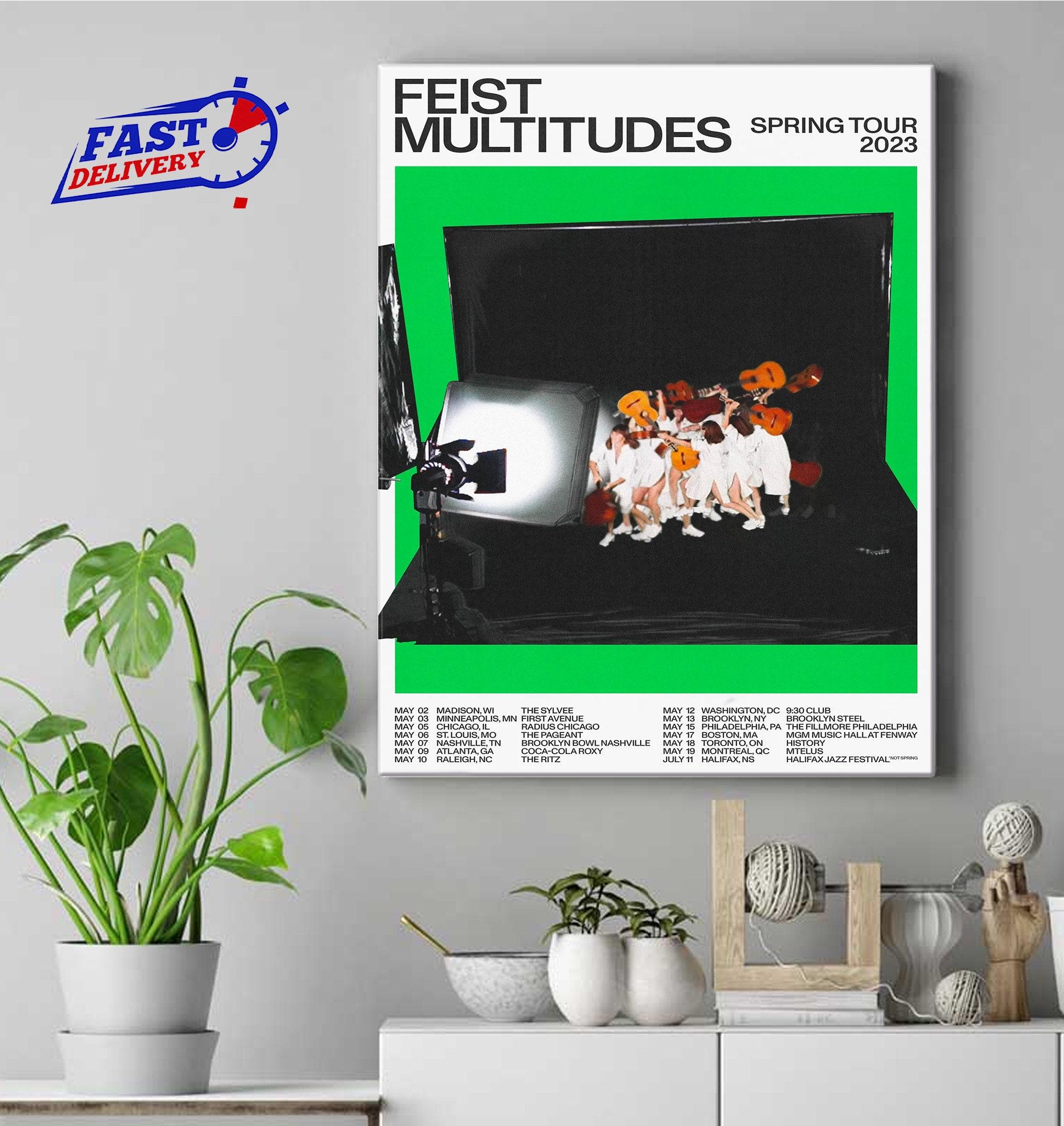 Feist Multitudes Spring Tour 2023 Poster Meaningful Gift For Family Gift For Boyfriend Valentine Gift Birthday Gift Holiday Gift