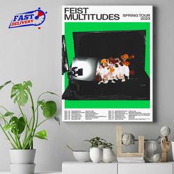 Feist Multitudes Spring Tour 2023 Poster Meaningful Gift For Family Gift For Boyfriend Valentine Gift Birthday Gift Holiday Gift