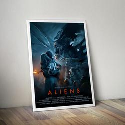Aliens Classic Movie Poster Film Wall Art Picture Print Bedroom Meaningful Gift For Family Gift For Boyfriend Valentine Gift Birthday Gift Holiday Gift