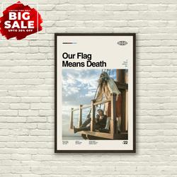Inspired Our Flag Means Death Movie Poster - Movie Poster - Minimalist Art - Vintage Poster - Print Art Poster - Wall Decor - Wall Art