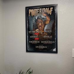 POWERWOLF 2023 USA Tour Poster Meaningful Gift For Family Gift For Boyfriend Valentine Gift Birthday Gift Holiday Gift