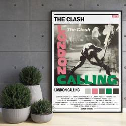 The Clash London Calling Album Poster Meaningful Gift For Family Gift For Boyfriend Valentine Gift Birthday Gift Holiday Gift