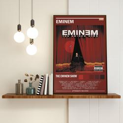 Eminem - The Eminem Show - Album Poster Meaningful Gift For Family Gift For Boyfriend Valentine Gift Birthday Gift Holiday Gift
