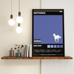 Deftone  White Pony  Album Poster Meaningful Gift For Family Gift For Boyfriend Valentine Gift Birthday Gift Holiday Gift