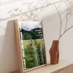I Love You, I'm Trying Tour 2023 Poster Meaningful Gift For Family Gift For Boyfriend Valentine Gift Birthday Gift Holiday Gift
