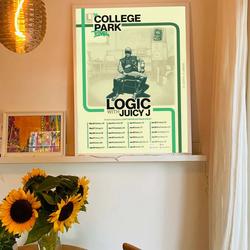 Logic The College Park Tour 2023 Poster Meaningful Gift For Family Gift For Boyfriend Valentine Gift Birthday Gift Holiday Gift