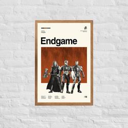 Endgame - Avengers - Marvel Poster Meaningful Gift For Family Gift For Boyfriend Valentine Gift Birthday Gift Holiday Gift