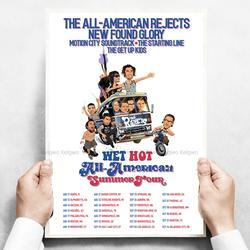The All-American Rejects Tour Wet Meaningful Gift For Family Gift For Boyfriend Valentine Gift Birthday Gift Holiday Gift