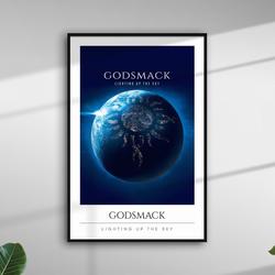 Godsmack Poster, Lighting Up the Sky Poster Meaningful Gift For Family Gift For Boyfriend Valentine Gift Birthday Gift Holiday Gift