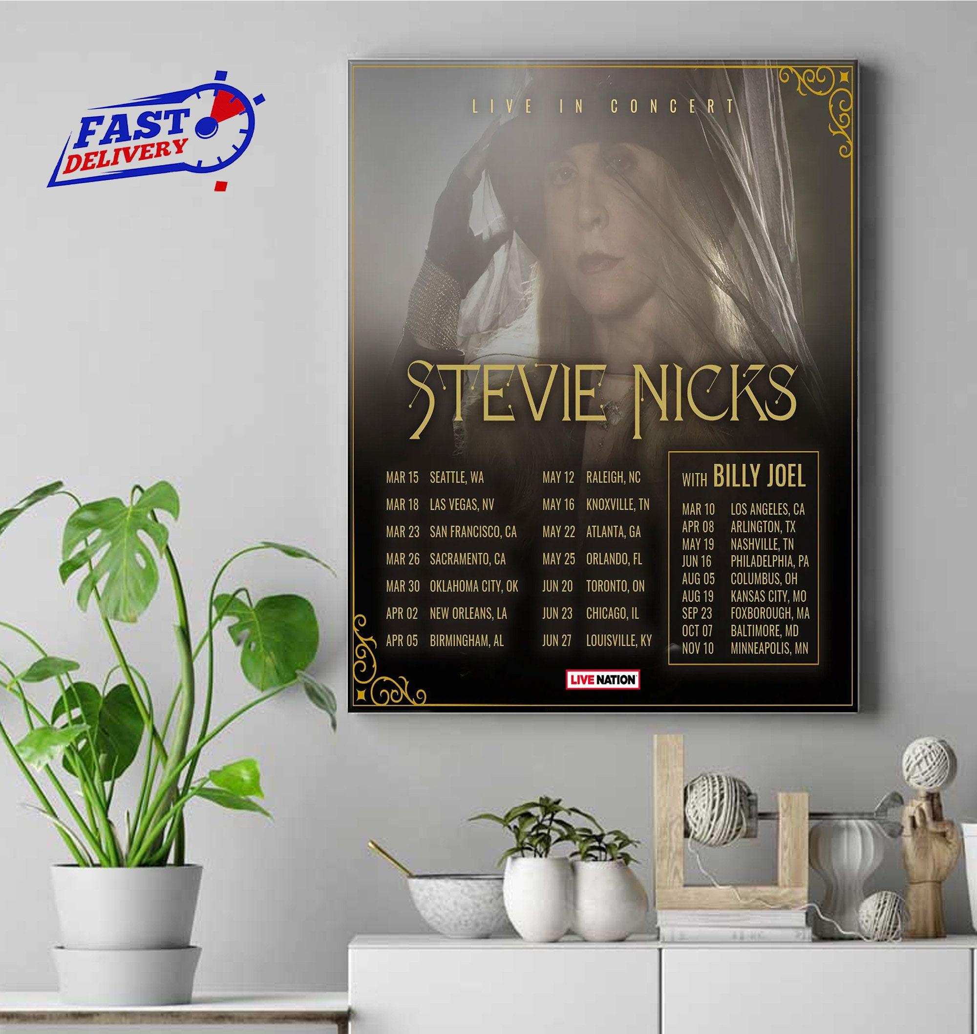 Stevie Nicks Live in Concert Tour 2023 Poster Meaningful Gift For Family Gift For Boyfriend Valentine Gift Birthday Gift Holiday Gift