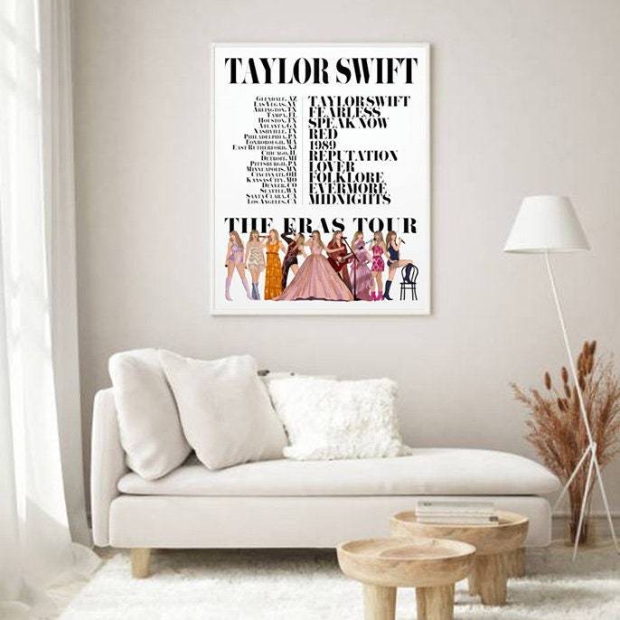 The Eras Tour Poster, Taylor Poster Meaningful Gift For Family Gift For Boyfriend Valentine Gift Birthday Gift Holiday Gift