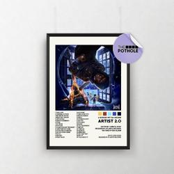 A boogie Wit da Hoodie Posters / Artist 2.0 Poster, Album Cover Poster Meaningful Gift For Family Gift For Boyfriend Valentine Gift Birthday Gift Holiday Gift
