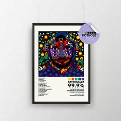 Kaytranada Posters / 99.9% Poster Meaningful Gift For Family Gift For Boyfriend Valentine Gift Birthday Gift Holiday Gift