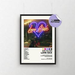 Don Toliver Posters / Love Sick Poster Meaningful Gift For Family Gift For Boyfriend Valentine Gift Birthday Gift Holiday Gift