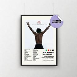 Lil Wayne Posters / Tha Carter V Poster Meaningful Gift For Family Gift For Boyfriend Valentine Gift Birthday Gift Holiday Gift