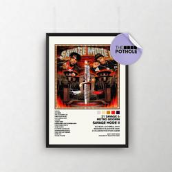 21 Savage & Metro Boomin Poster Meaningful Gift For Family Gift For Boyfriend Valentine Gift Birthday Gift Holiday Gift