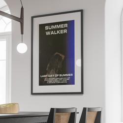 Summer Walker - Last Day of Summer Album Poster Meaningful Gift For Family Gift For Boyfriend Valentine Gift Birthday Gift Holiday Gift