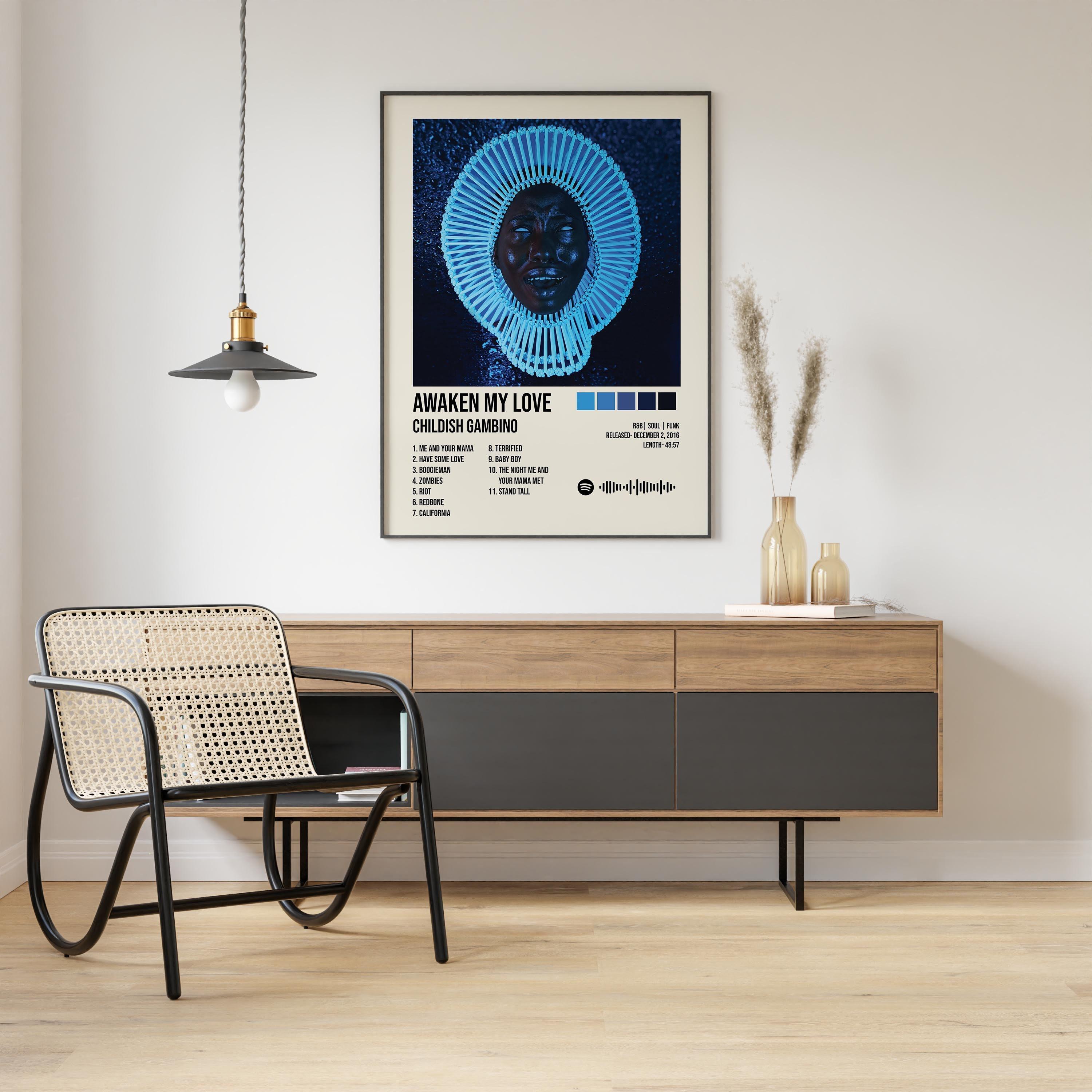 Childish Gambino Poster | Awaken, My Love Meaningful Gift For Family Gift For Boyfriend Valentine Gift Birthday Gift Holiday Gift