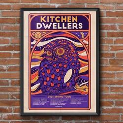 Kitchen Dwellers Spring Tour 2023 Poster, Kitchen Dwellers Band, Kitchen Dwellers Poster Meaningful Gift For Family Gift For Boyfriend Valentine Gift Birthday Gift Holiday Gift