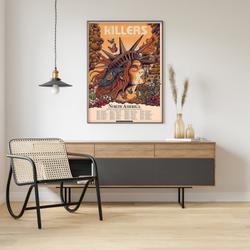 Imploding The Mirage Tour Poster, The Killers North American 2022 Tour Poster Meaningful Gift For Family Gift For Boyfriend Valentine Gift Birthday Gift Holiday Gift