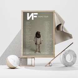 Poster NF - Hope Tour 2023 Poster Meaningful Gift For Family Gift For Boyfriend Valentine Gift Birthday Gift Holiday Gift
