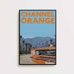 Channel Orange Poster Frank Ocean Meaningful Gift For Family Gift For Boyfriend Valentine Gift Birthday Gift Holiday Gift