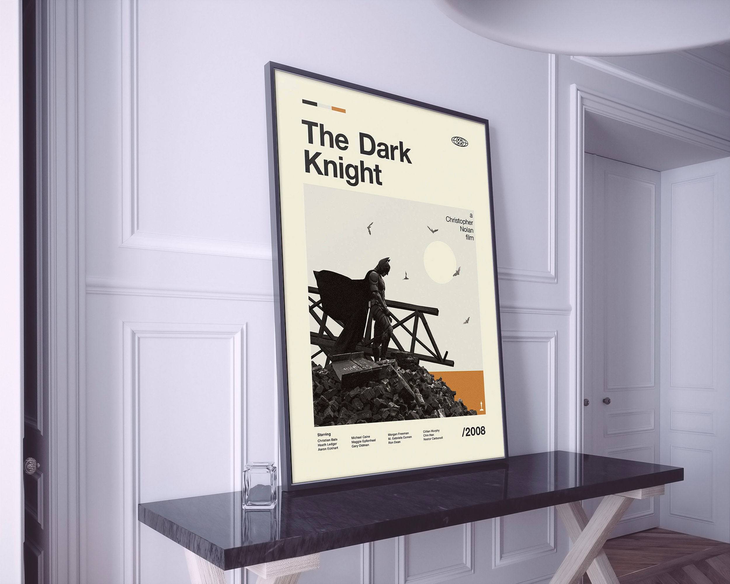 The Dark Knight Movie Poster | The Dark Knight Premium Meaningful Gift For Family Gift For Boyfriend Valentine Gift Birthday Gift Holiday Gift