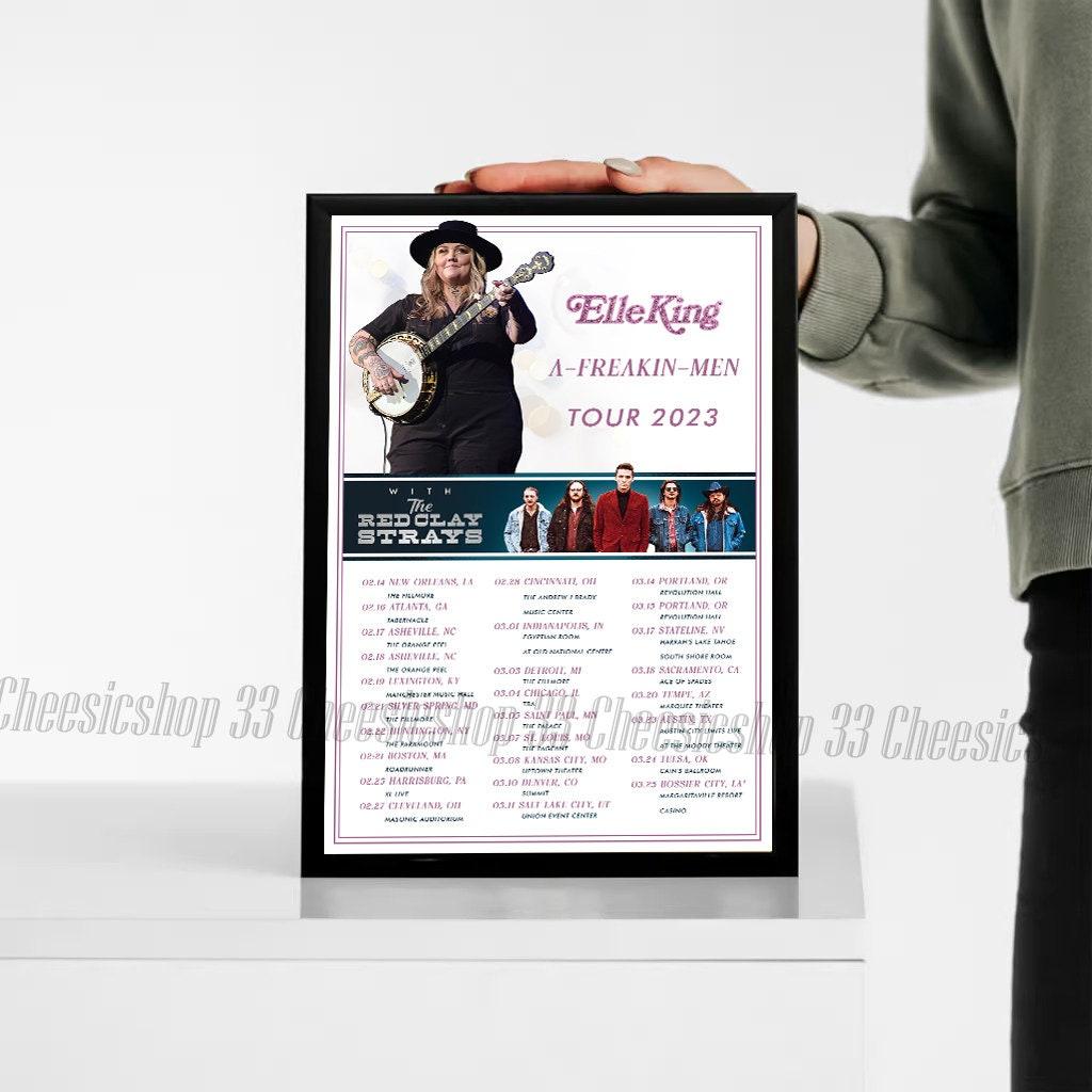Elle King world tour 2023 Poster- World Tour 2023 Poster Meaningful Gift For Family Gift For Boyfriend Valentine Gift Birthday Gift Holiday Gift