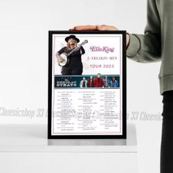 Elle King world tour 2023 Poster- World Tour 2023 Poster Meaningful Gift For Family Gift For Boyfriend Valentine Gift Birthday Gift Holiday Gift