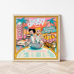 Yung Gravy Tour 2022 Print Poster Meaningful Gift For Family Gift For Boyfriend Valentine Gift Birthday Gift Holiday Gift
