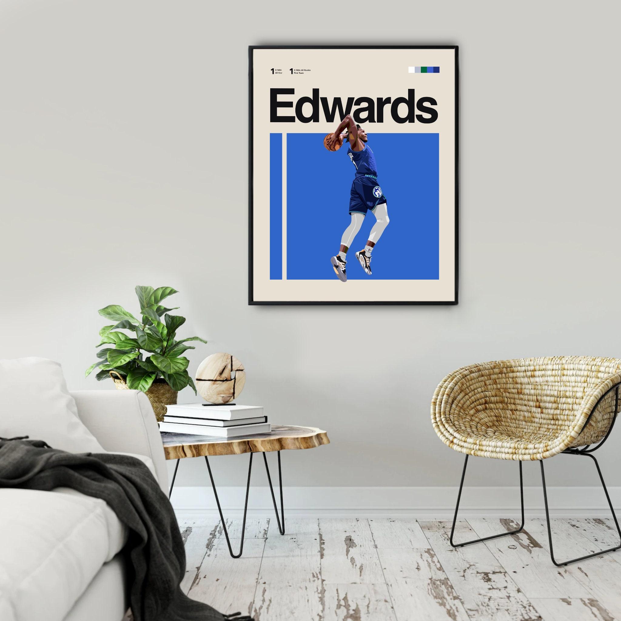Anthony Edwards Poster Meaningful Gift For Family Gift For Boyfriend Valentine Gift Birthday Gift Holiday Gift