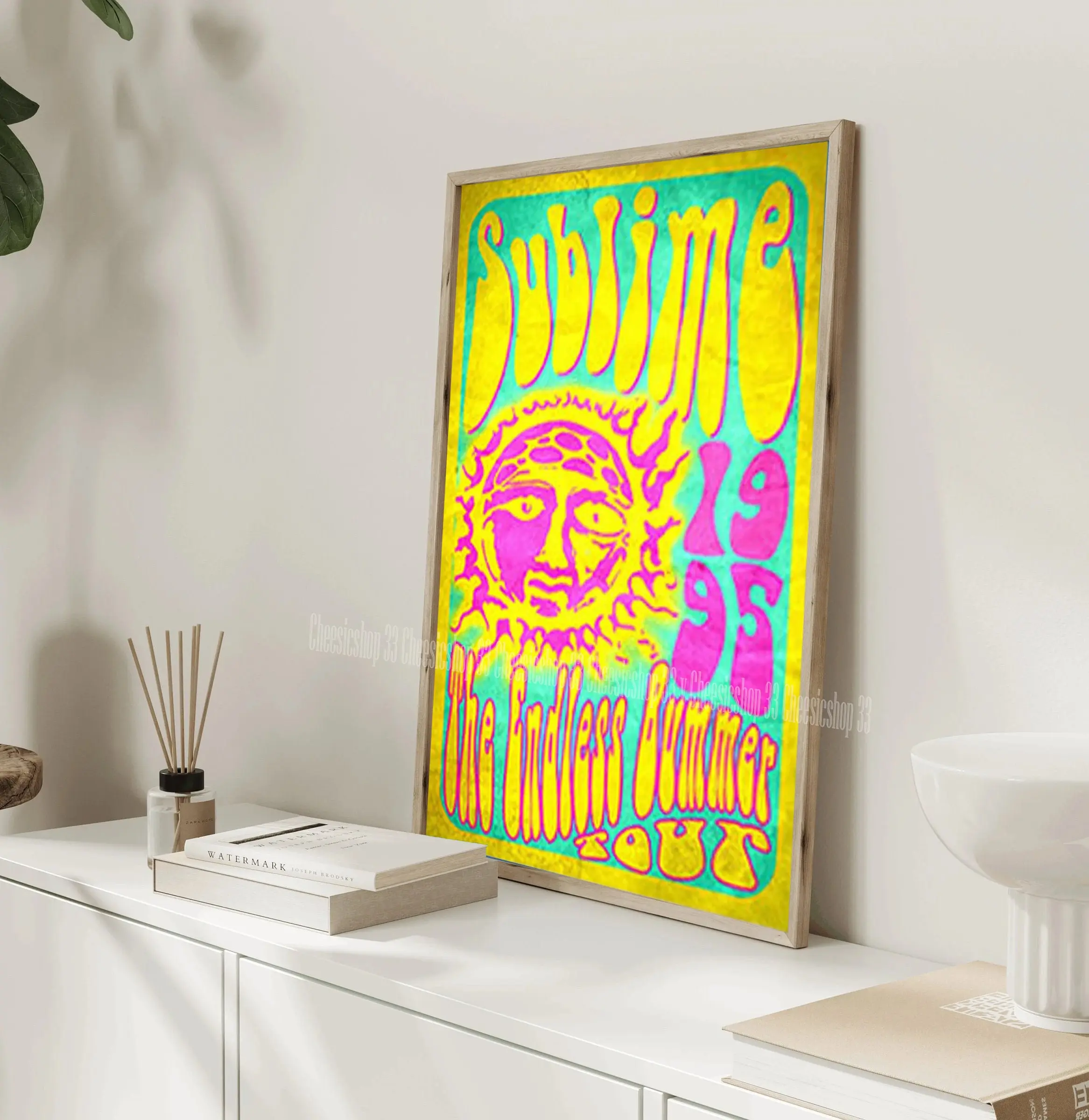 Sublime - Endless Summer Tour Poster - 1995 Meaningful Gift For Family Gift For Boyfriend Valentine Gift Birthday Gift Holiday Gift