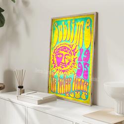 Sublime - Endless Summer Tour Poster - 1995 Meaningful Gift For Family Gift For Boyfriend Valentine Gift Birthday Gift Holiday Gift