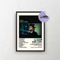 Weeknds Posters / Kiss Land Poster Meaningful Gift For Family Gift For Boyfriend Valentine Gift Birthday Gift Holiday Gift