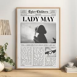 Tyler Childers Retro Newspaper Meaningful Gift For Family Gift For Boyfriend Valentine Gift Birthday Gift Holiday Gift
