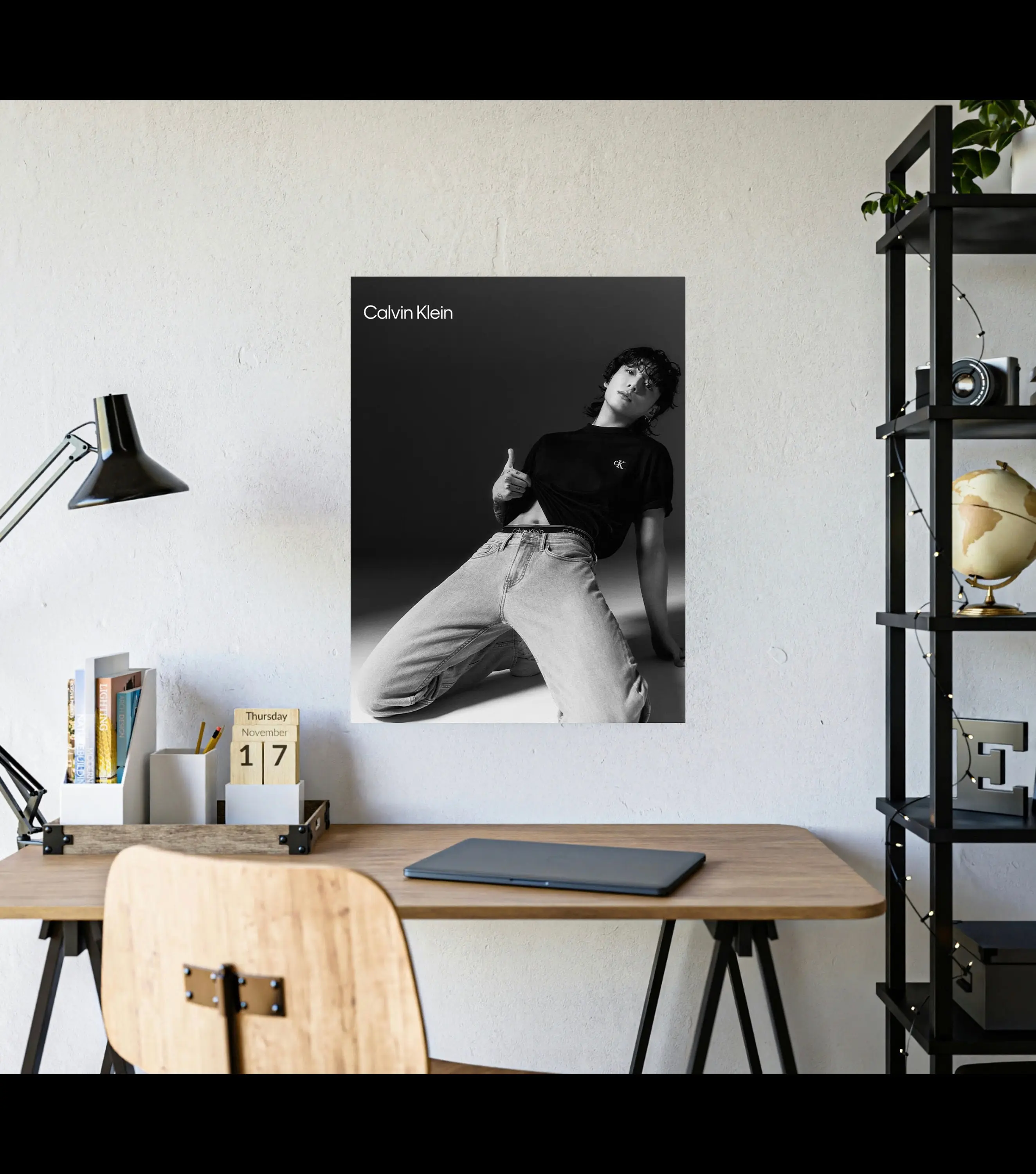 BTS Jungkook Calvin Klein Poster Meaningful Gift For Family Gift For Boyfriend Valentine Gift Birthday Gift Holiday Gift