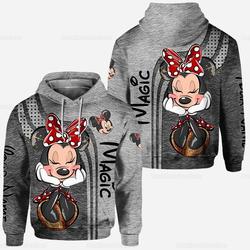 Minnie Mouse Hoodie, Leopard Disney Hoodie, Disney Trip Hoodie